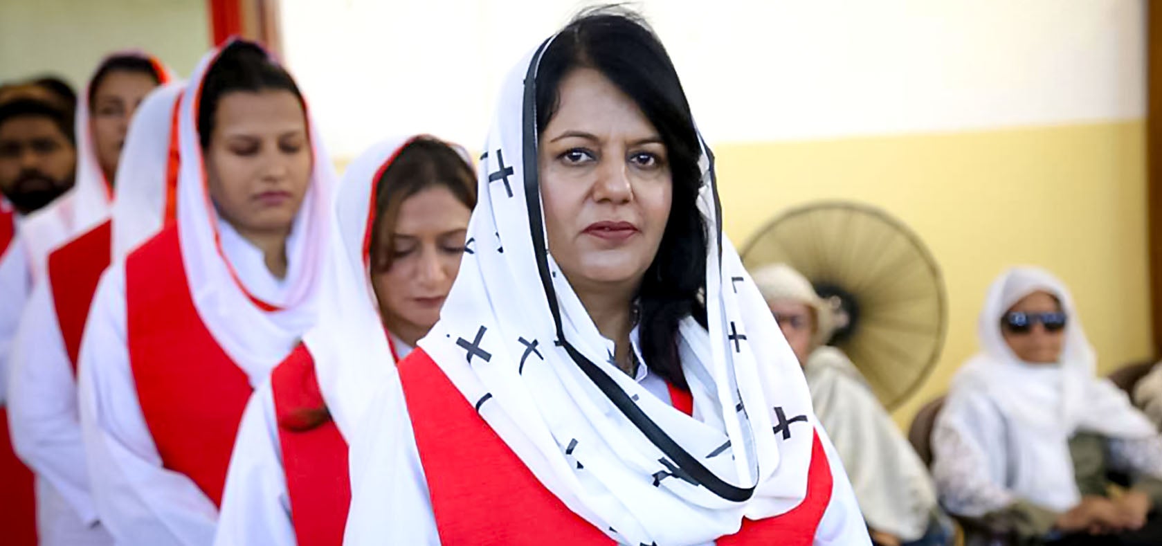 Pastor Ghazala at Trinity Church in Karachi. Photo: UN Women Pakistan